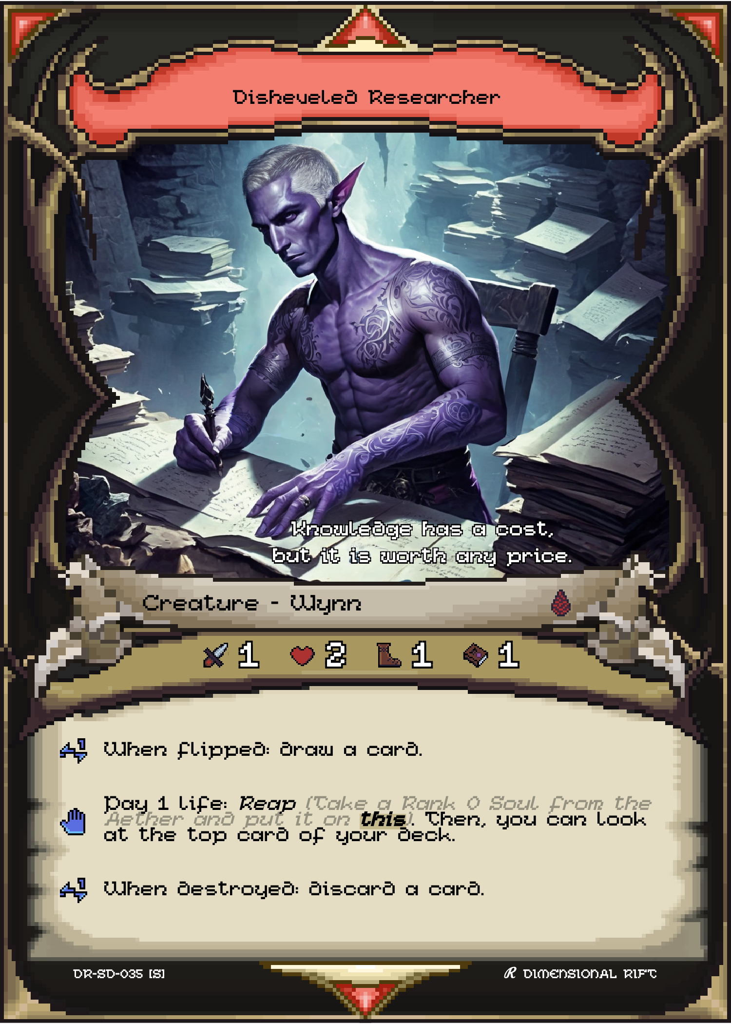 Disheveled Researcher