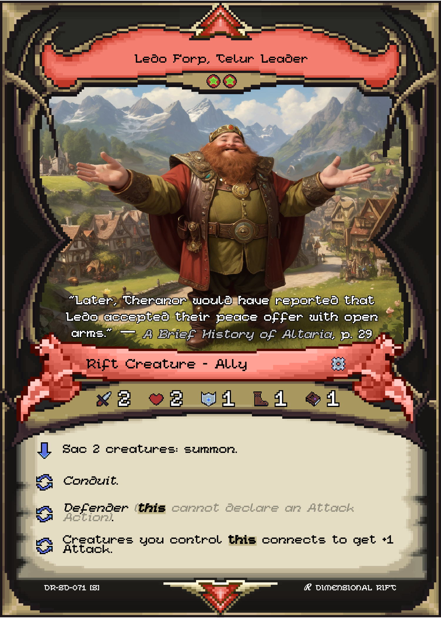 Ledo Forp, Telur Leader