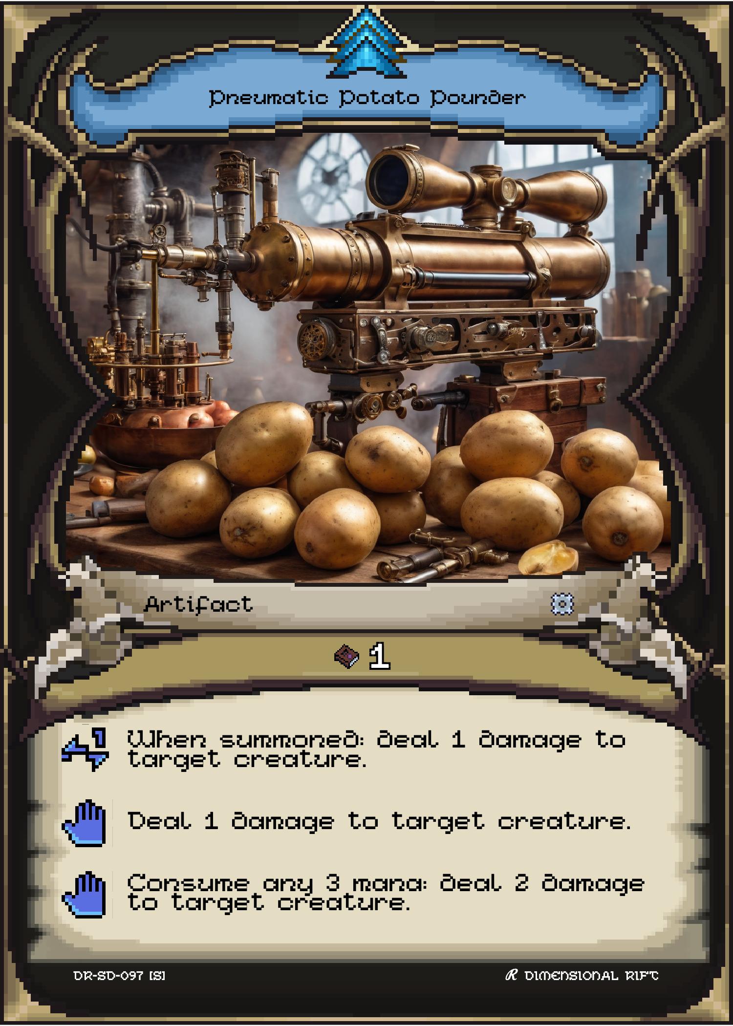 Pneumatic Potato Pounder