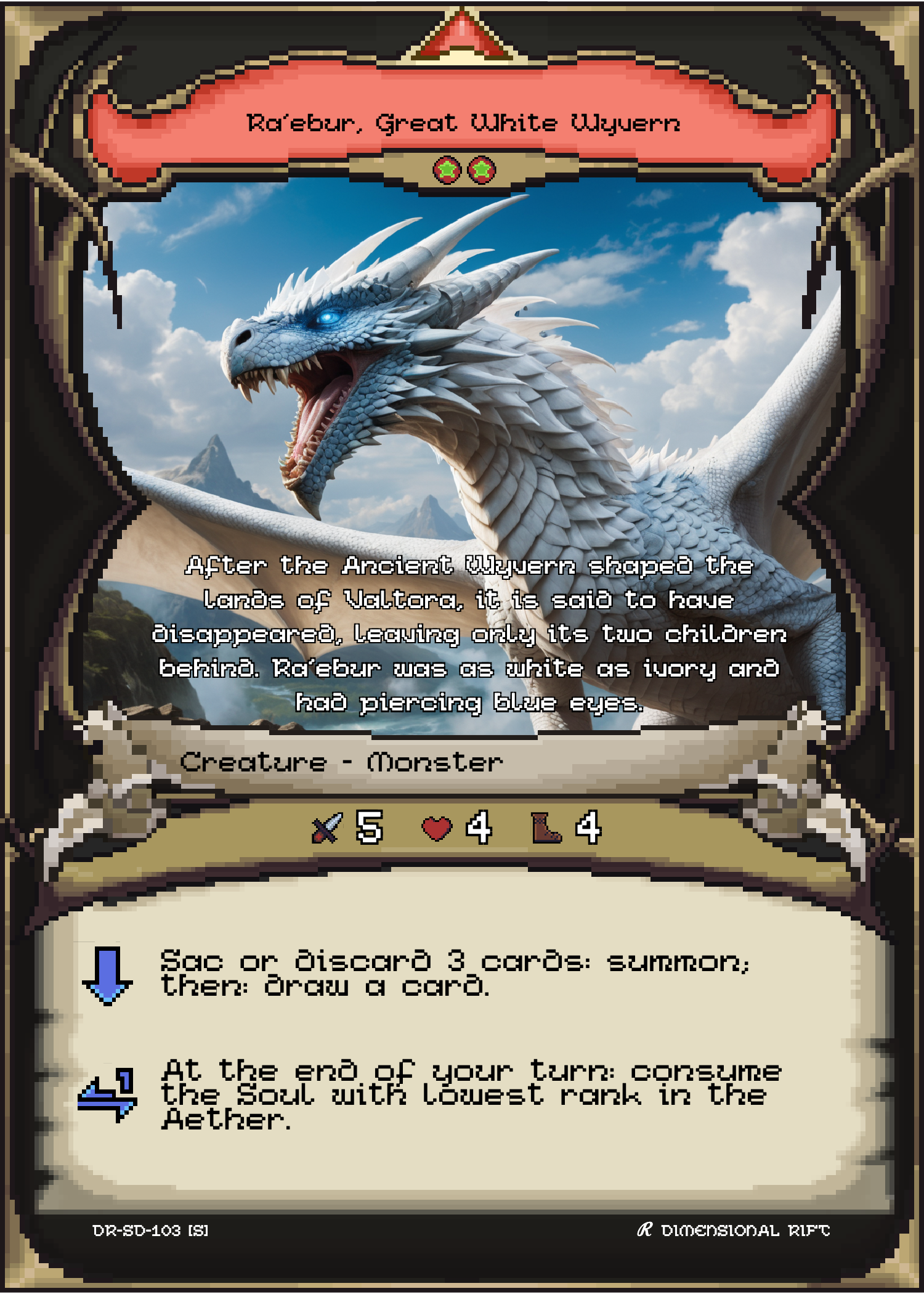 Ra'ebur, Great White Wyvern