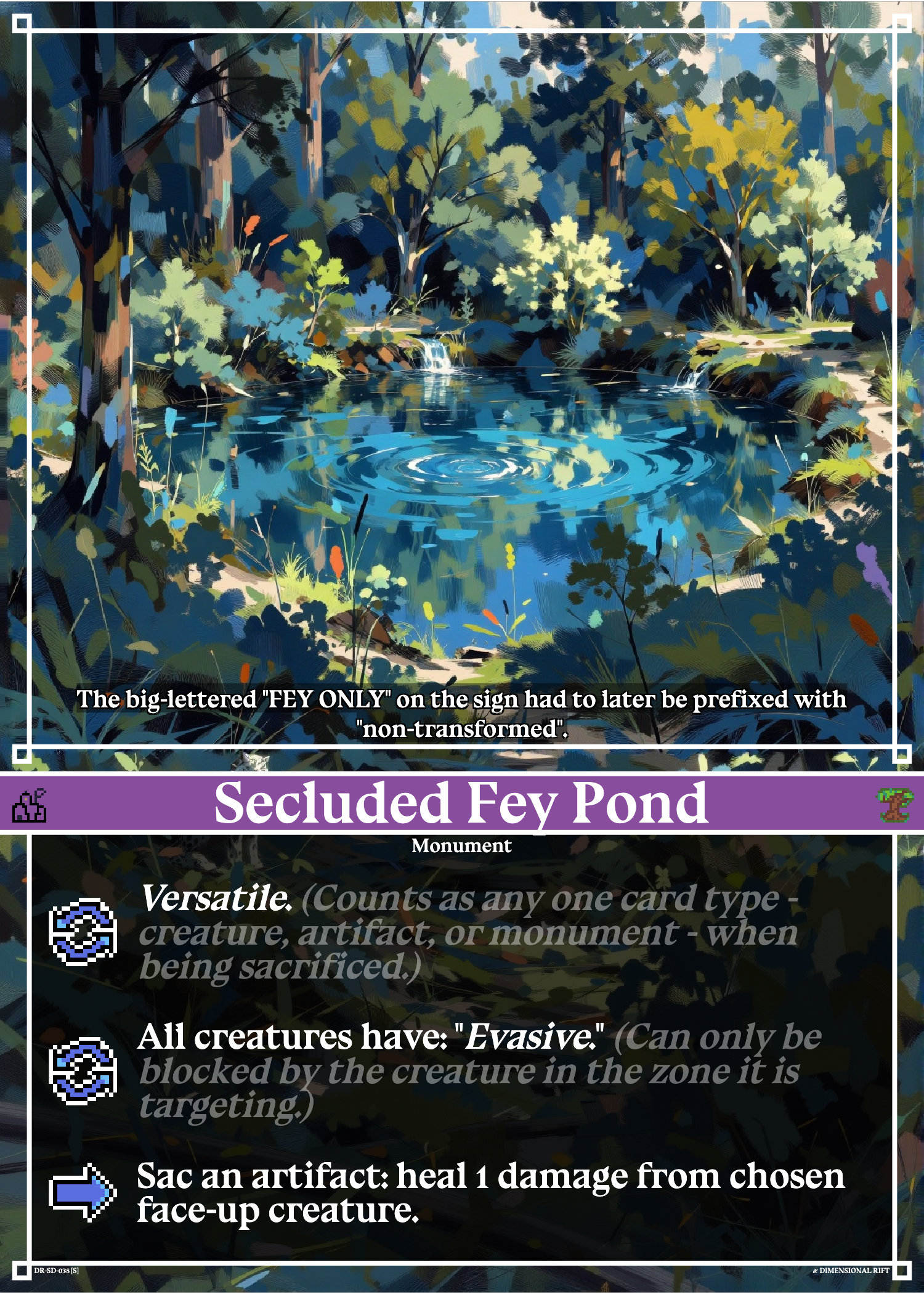 Secluded Fey Pond
