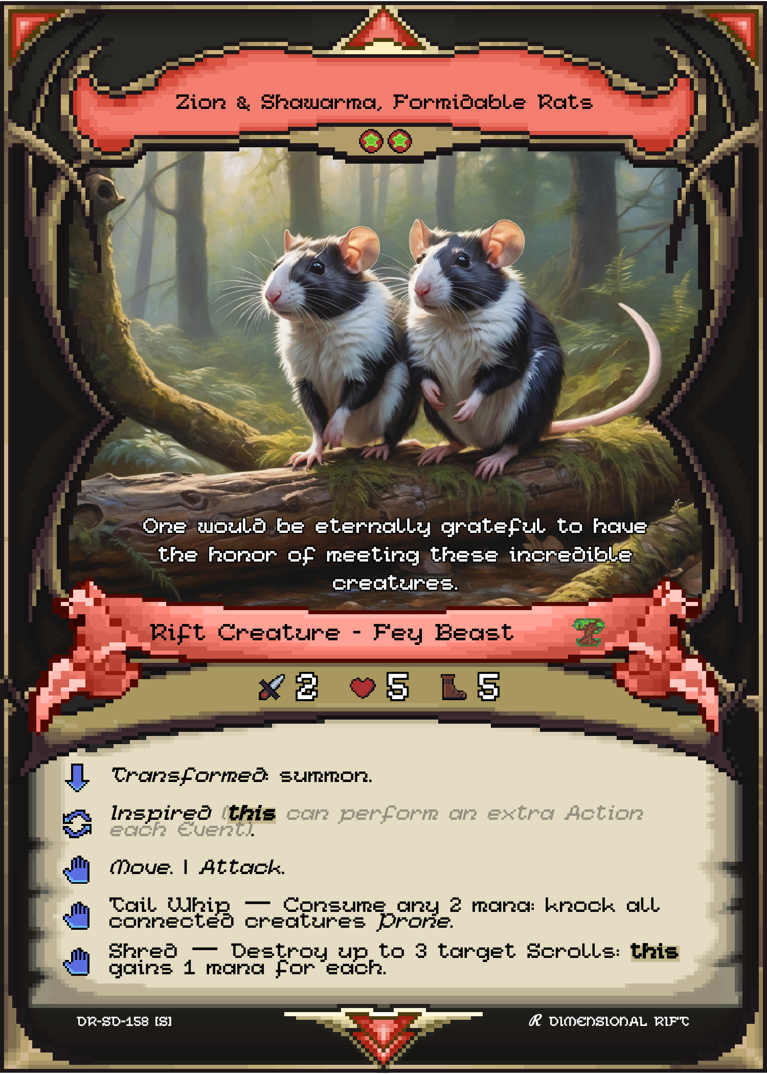 Zion & Shawarma, Formidable Rats